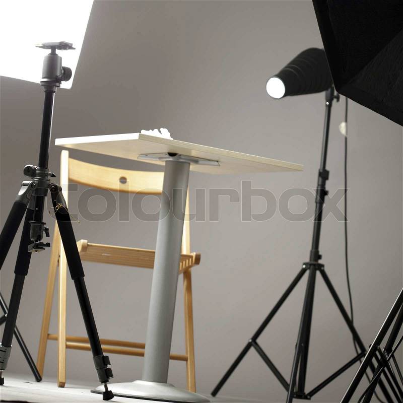 My photo studio, stock photo