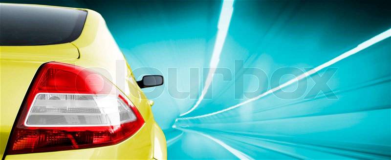 Car on road, stock photo