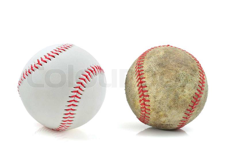 Baseballs, stock photo