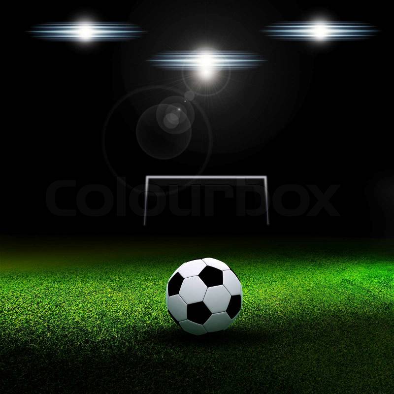 Soccer ball, stock photo