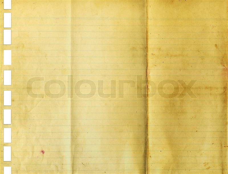 Old paper folder, stock photo