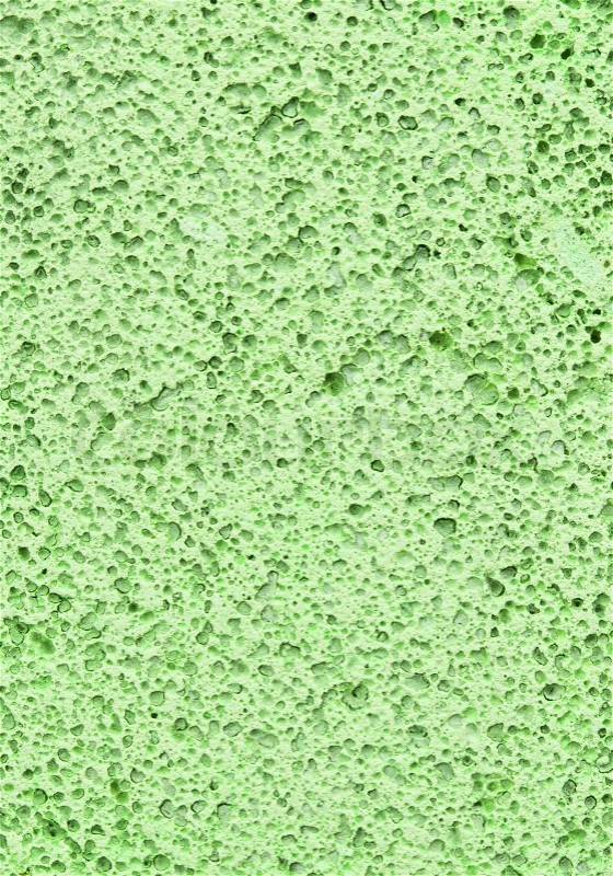 Green sponge textured, stock photo
