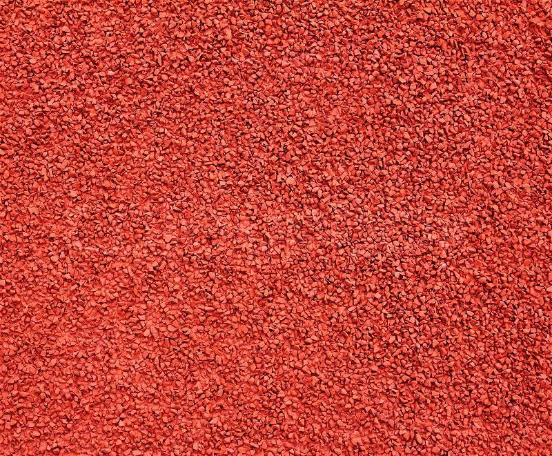Running track rubber cover texture for background, stock photo