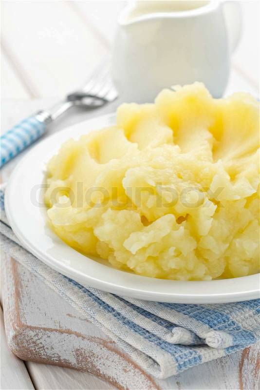 Mashed potato, stock photo