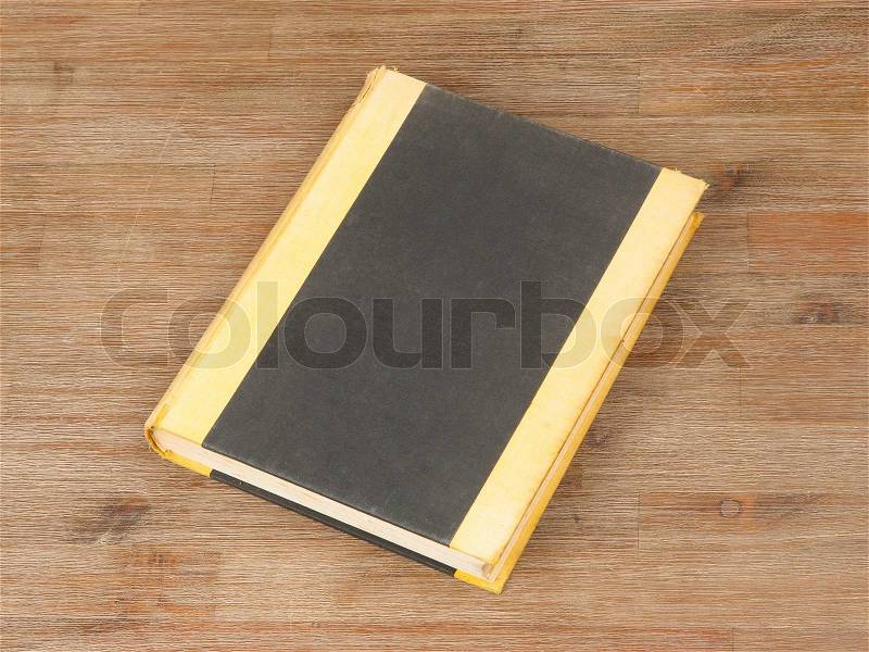 Old book isolated, stock photo