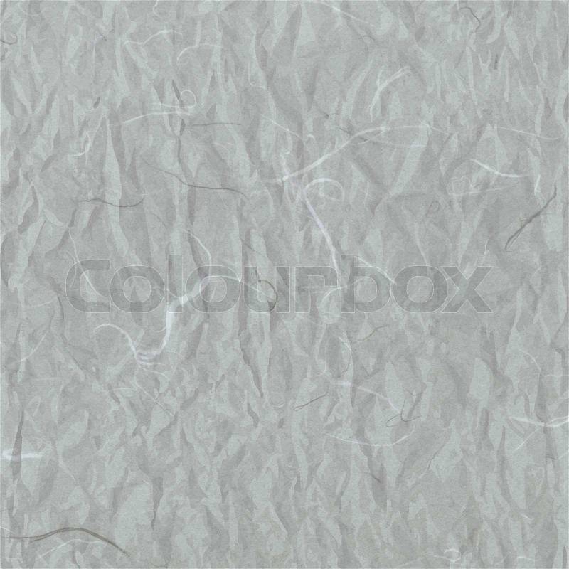 Old white crumpled rice paper texture, stock photo