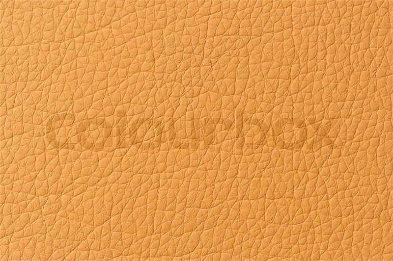 Orange Patterned Artificial Leather Texture, stock photo