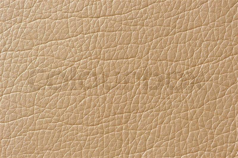 Beige Glossy Artificial Leather Texture, stock photo