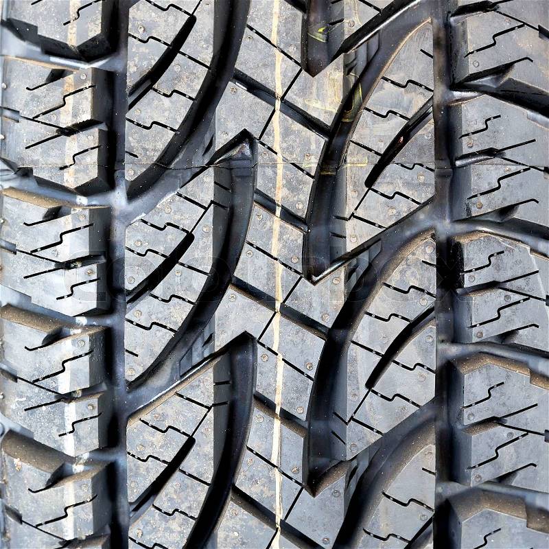 Tire texture, stock photo