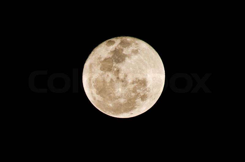 Full moon, stock photo