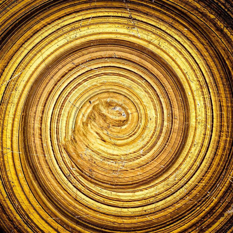 Abstract wood spiral, stock photo