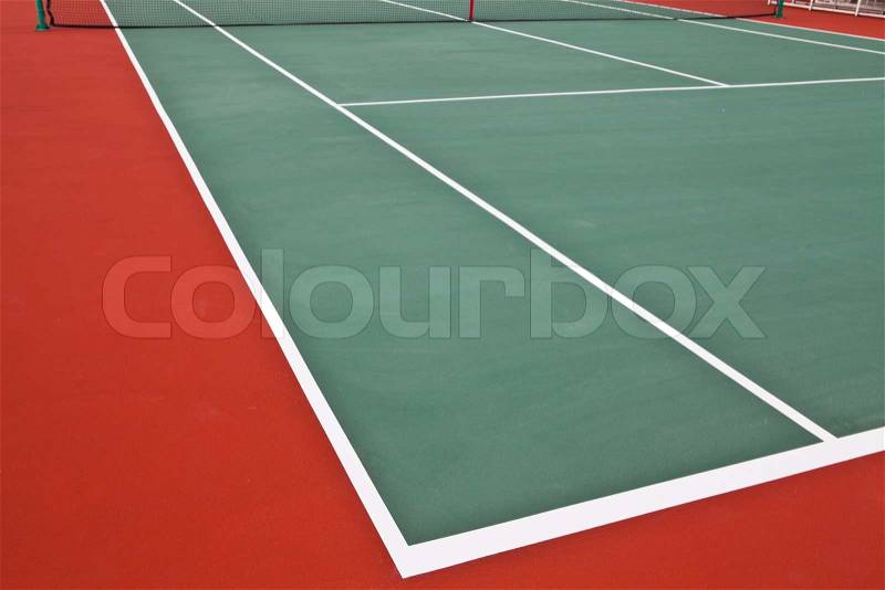 Tennis Court, stock photo