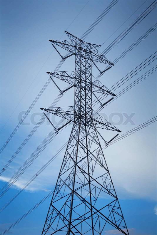 Electric power station, stock photo