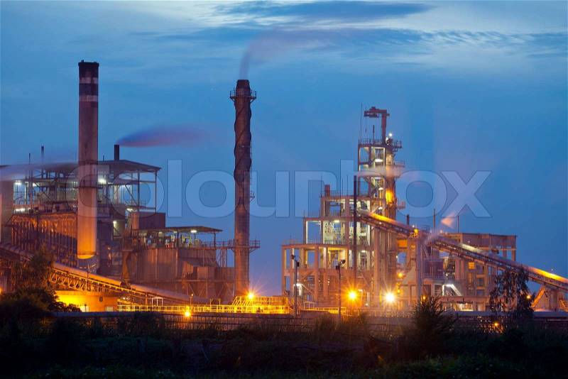 Industry plant, stock photo