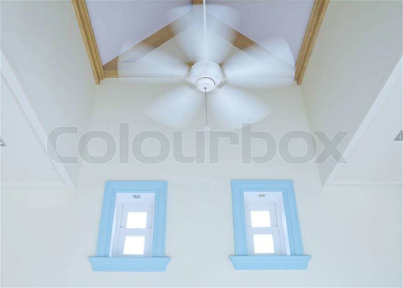 Ceiling fan, stock photo