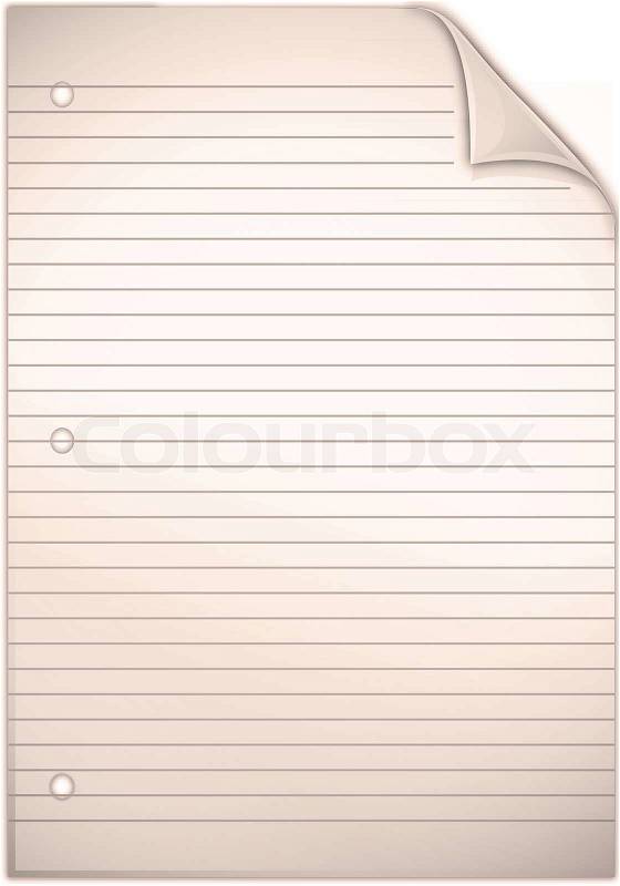 Blank Spiral note isolated on white background, stock photo