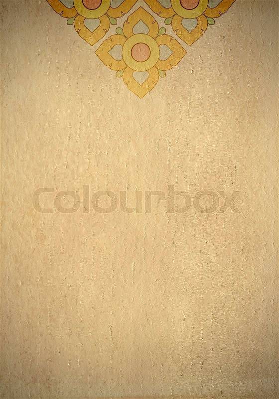 Art antique thai tradition stripe background with space, stock photo