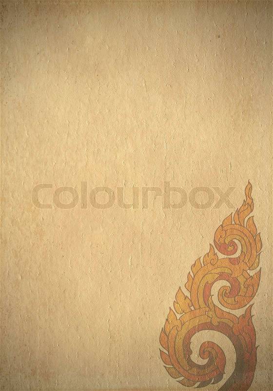 Art antique thai tradition stripe background with space, stock photo