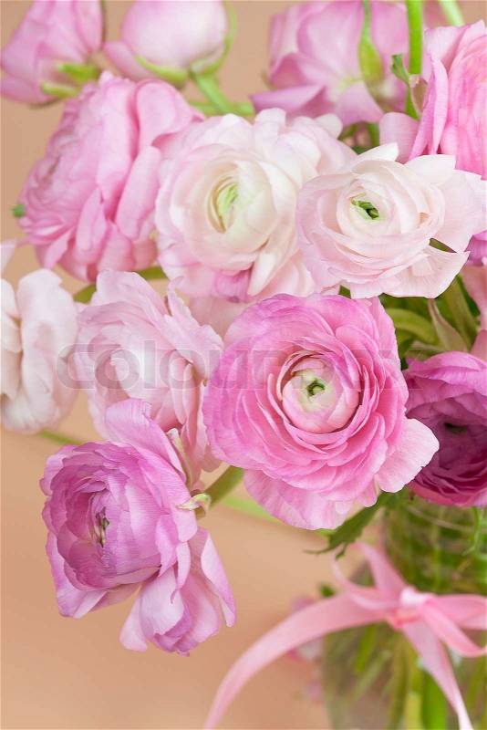 Flowers art Wedding holiday card, stock photo