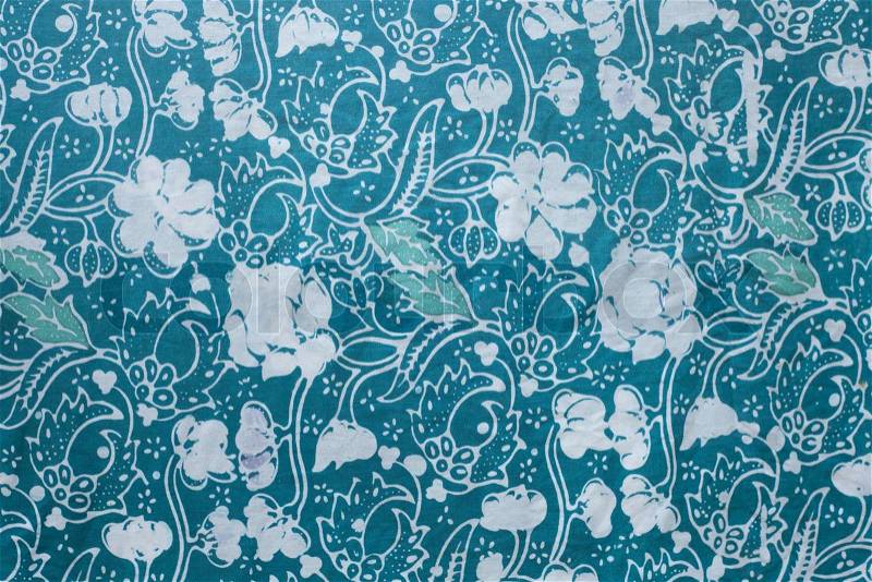 Batik design in Thailand, stock photo
