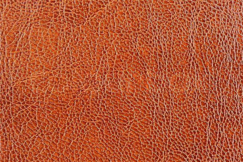 Brown Glossy Leather Background Texture, stock photo