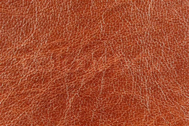 Brown Glossy Patterned Artificial Leather Texture, stock photo