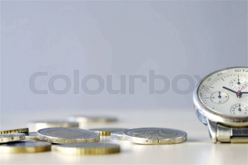 Time and Money, stock photo