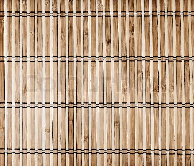 Bamboo Tray for background, stock photo