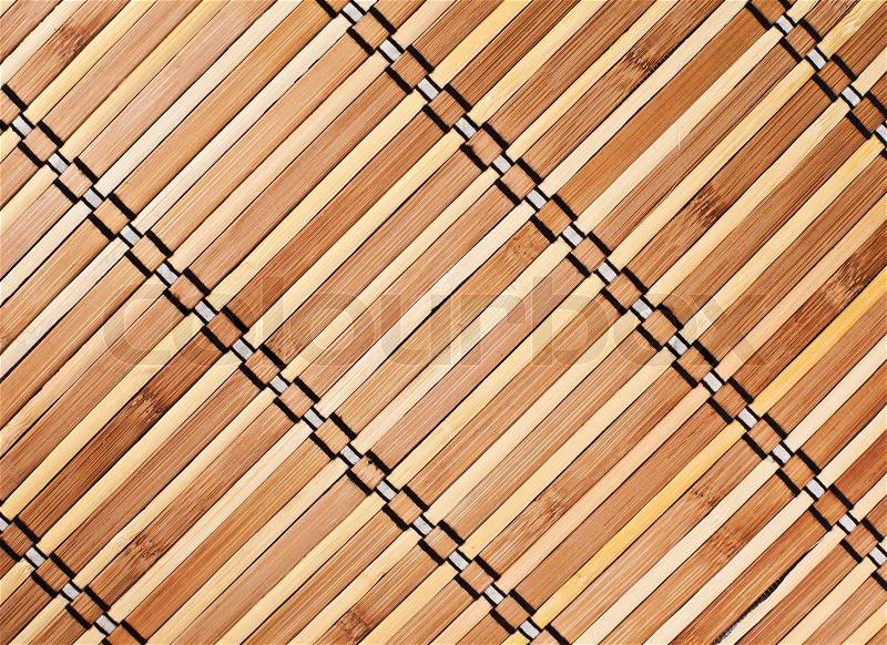 Bamboo Tray for background, stock photo