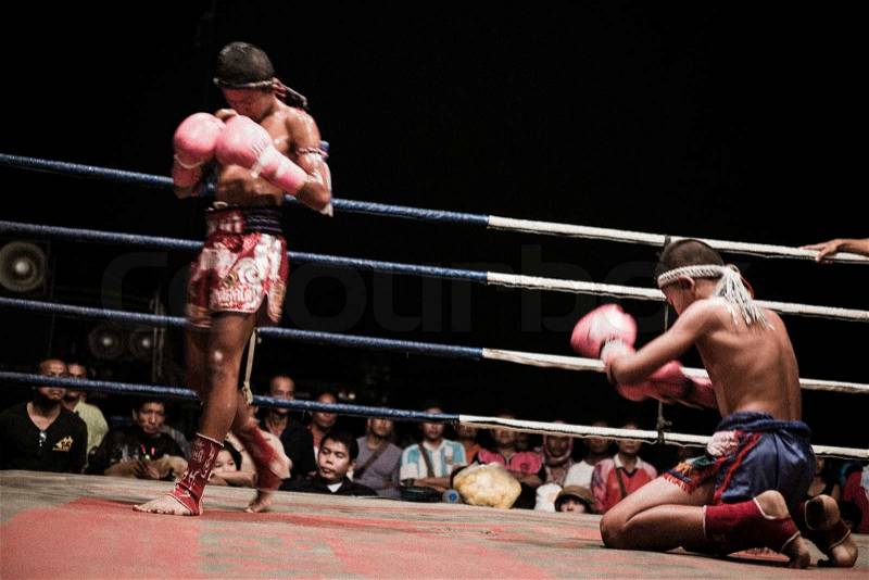 Thai boxing, stock photo