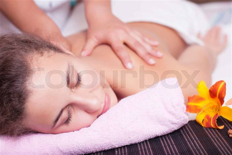 Massage, stock photo
