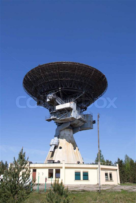 Radio telescope, stock photo