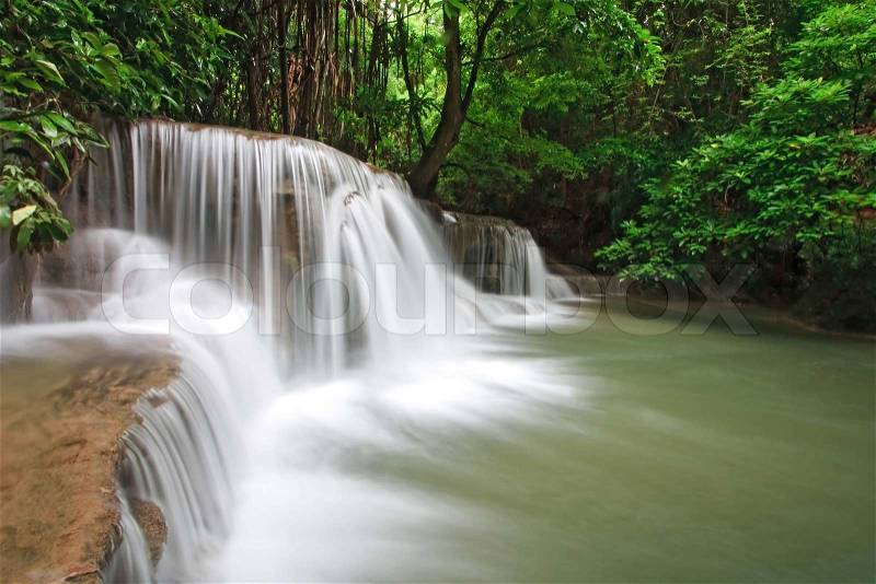 Tropical waterfall, stock photo