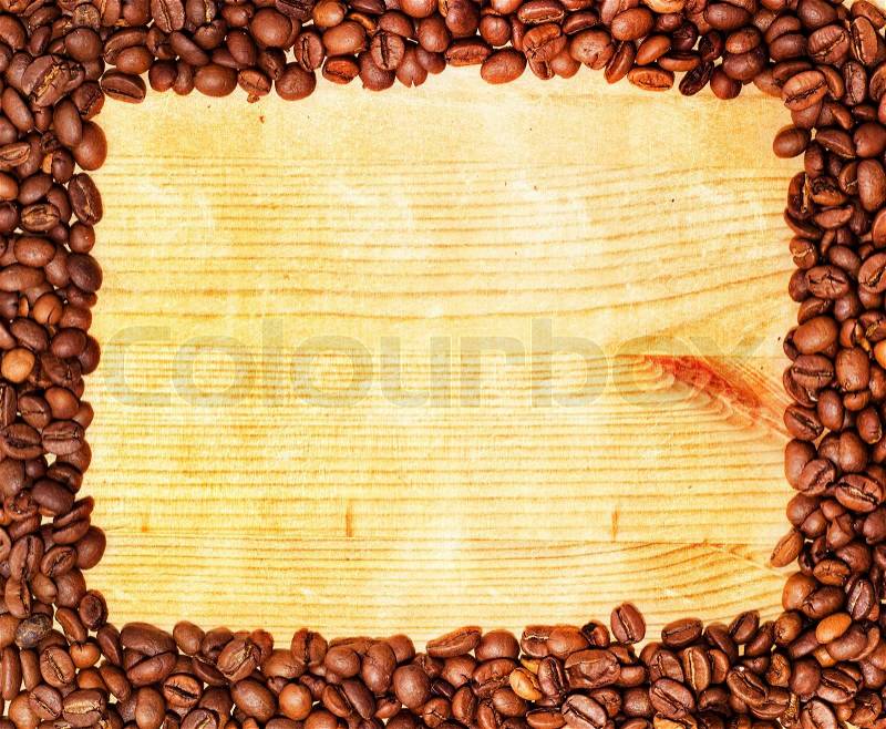 Coffee frame, stock photo