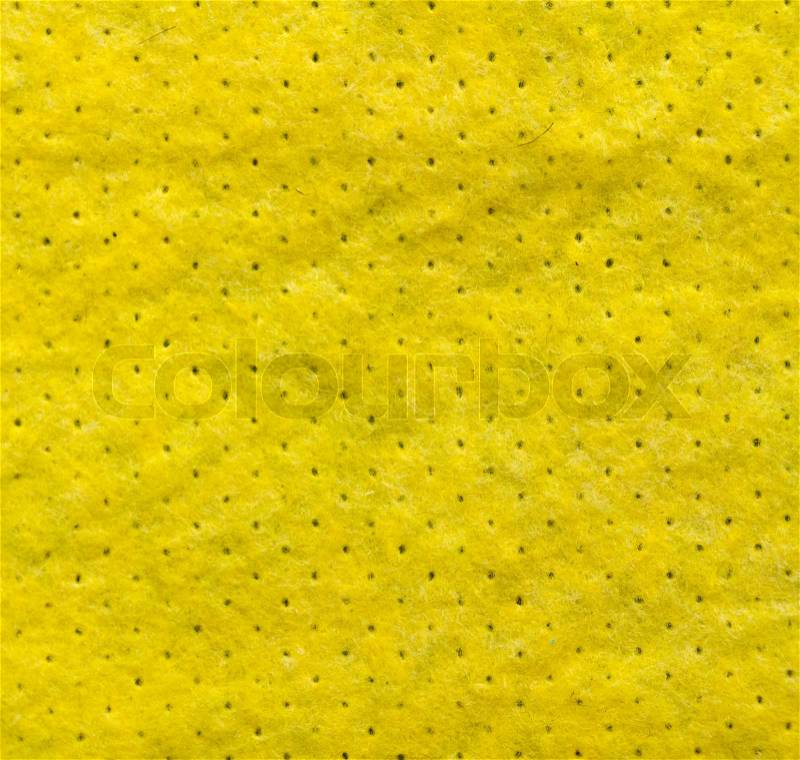 Fabric yellow square, stock photo