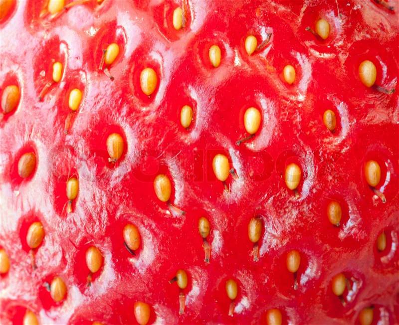 Strawberry texture, stock photo