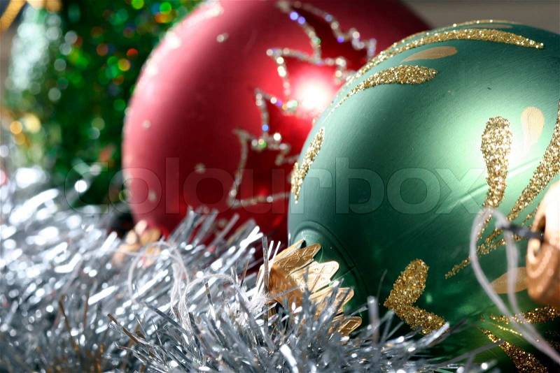 Winter ornaments, stock photo