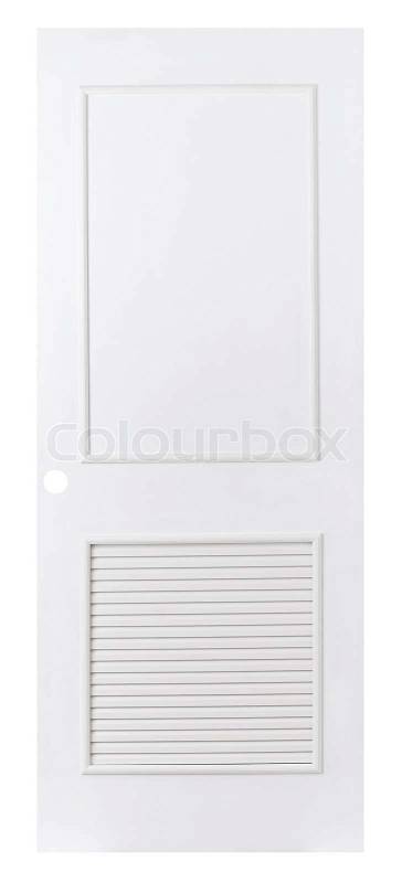 Plain white door | Stock Photo | Colourbox

