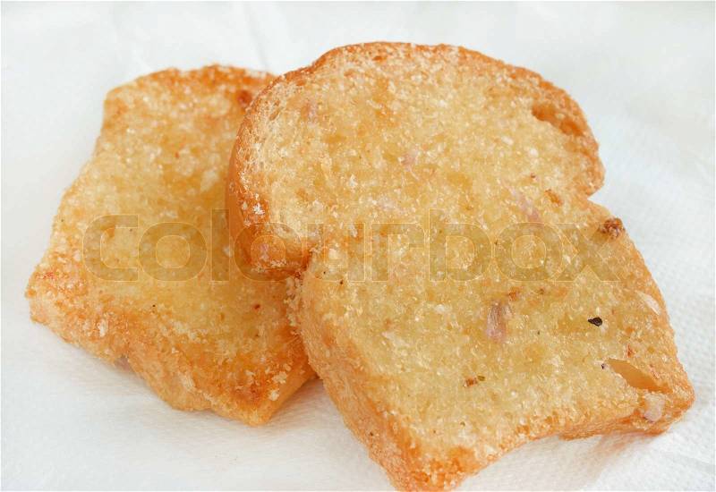 Sweet biscuits on tissue paper, stock photo