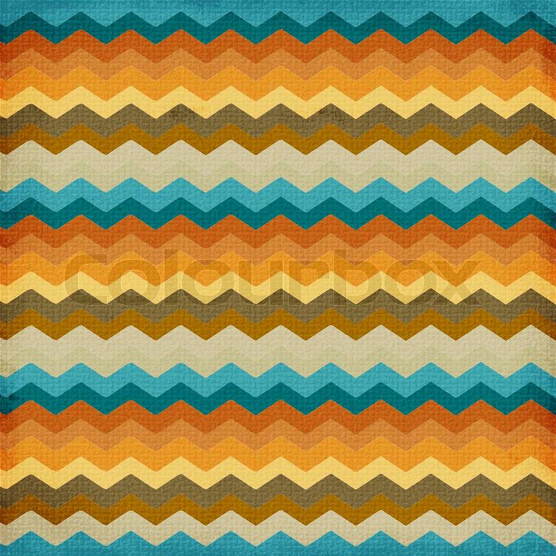 Colorful zigzag seamless pattern. Chevron pattern, stock photo