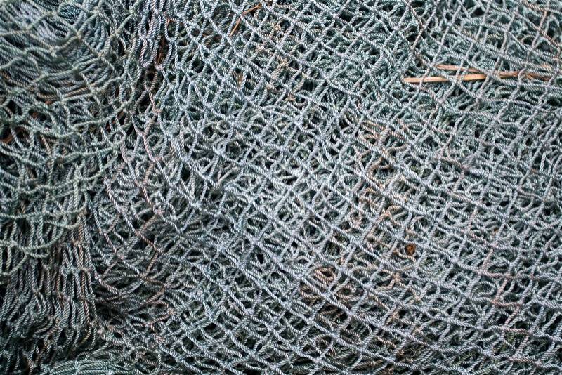 Fishing net background, stock photo