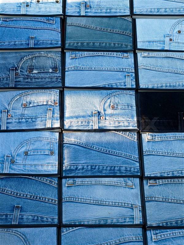 Cover notebook Made from jeans, stock photo