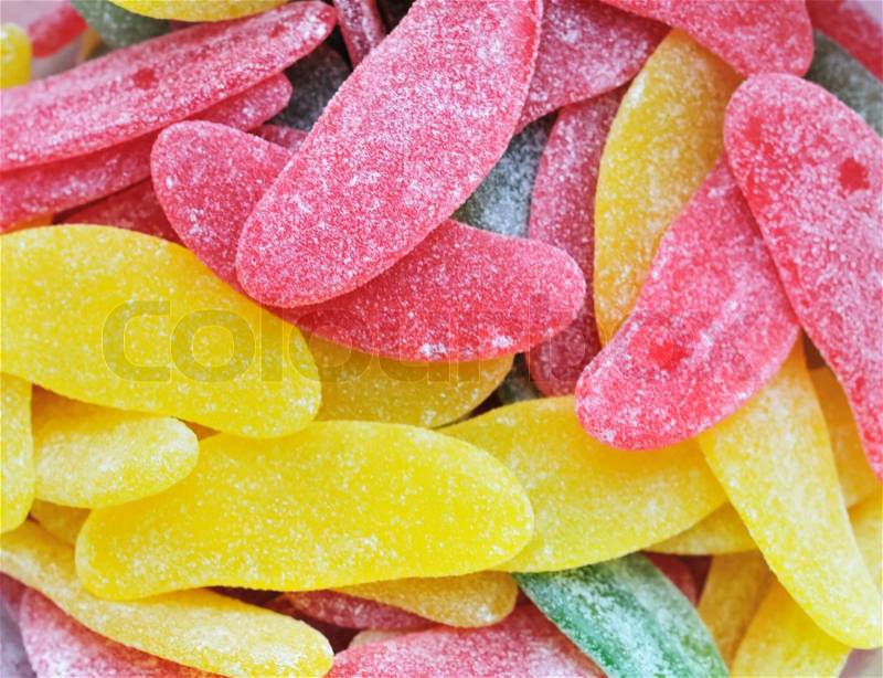 Colorful sweet candy background, stock photo