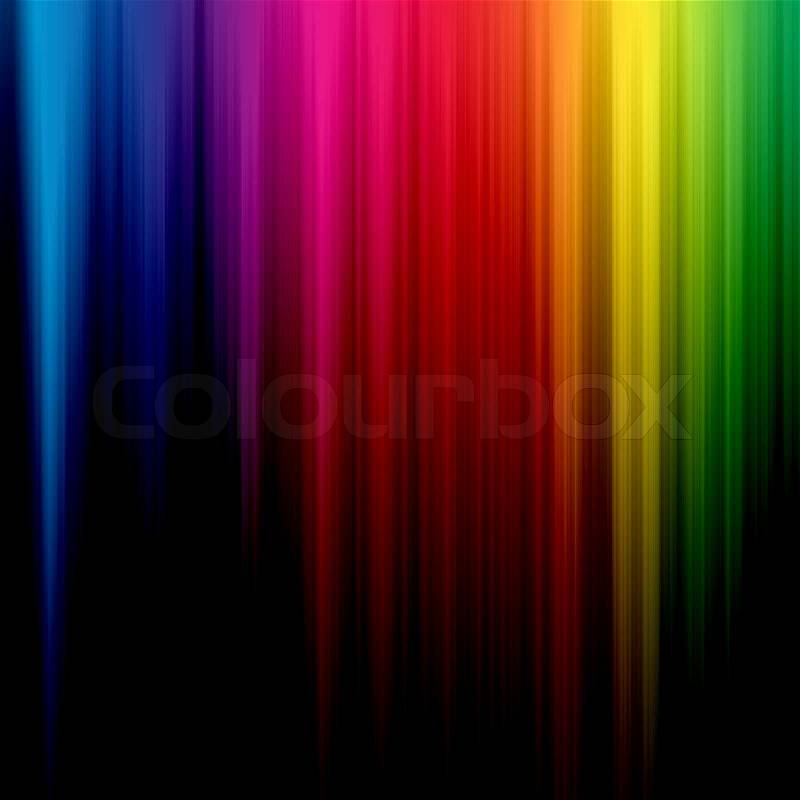 Abstract rainbow, stock photo