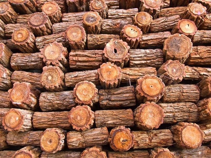 Fire wood background texture. closeup of chopped fire wood stack, stock photo