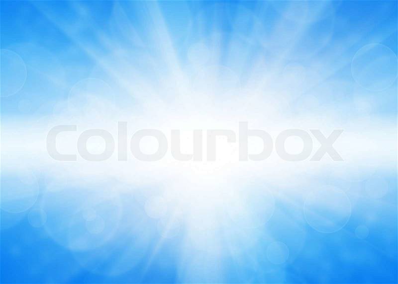 Blue abstract light background.Abstract composition, stock photo