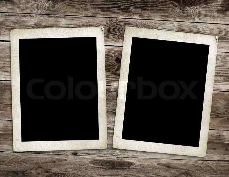 Blank photo frames, stock photo