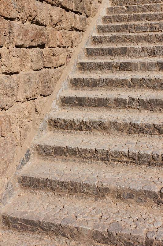 Old stone stairs, stock photo
