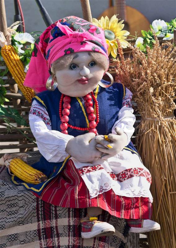 Ukrainian doll, stock photo