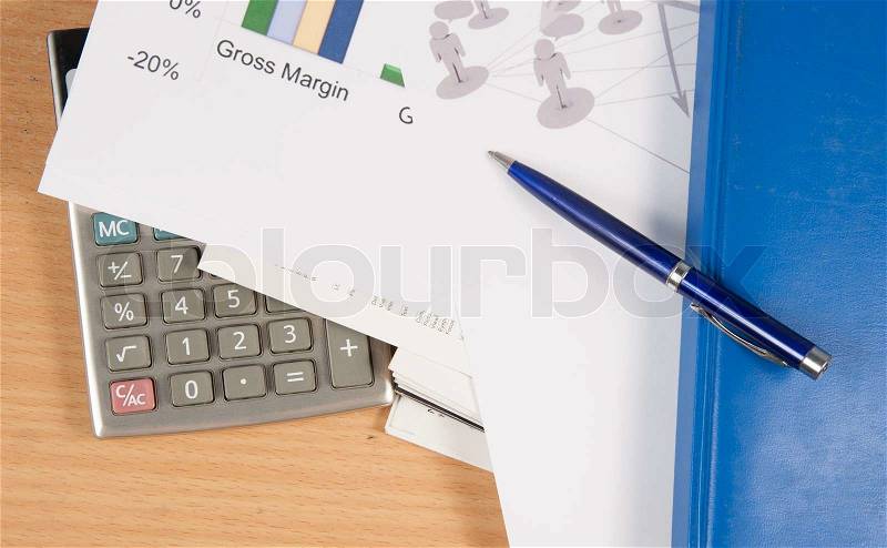 Business report,The workplace of business, stock photo